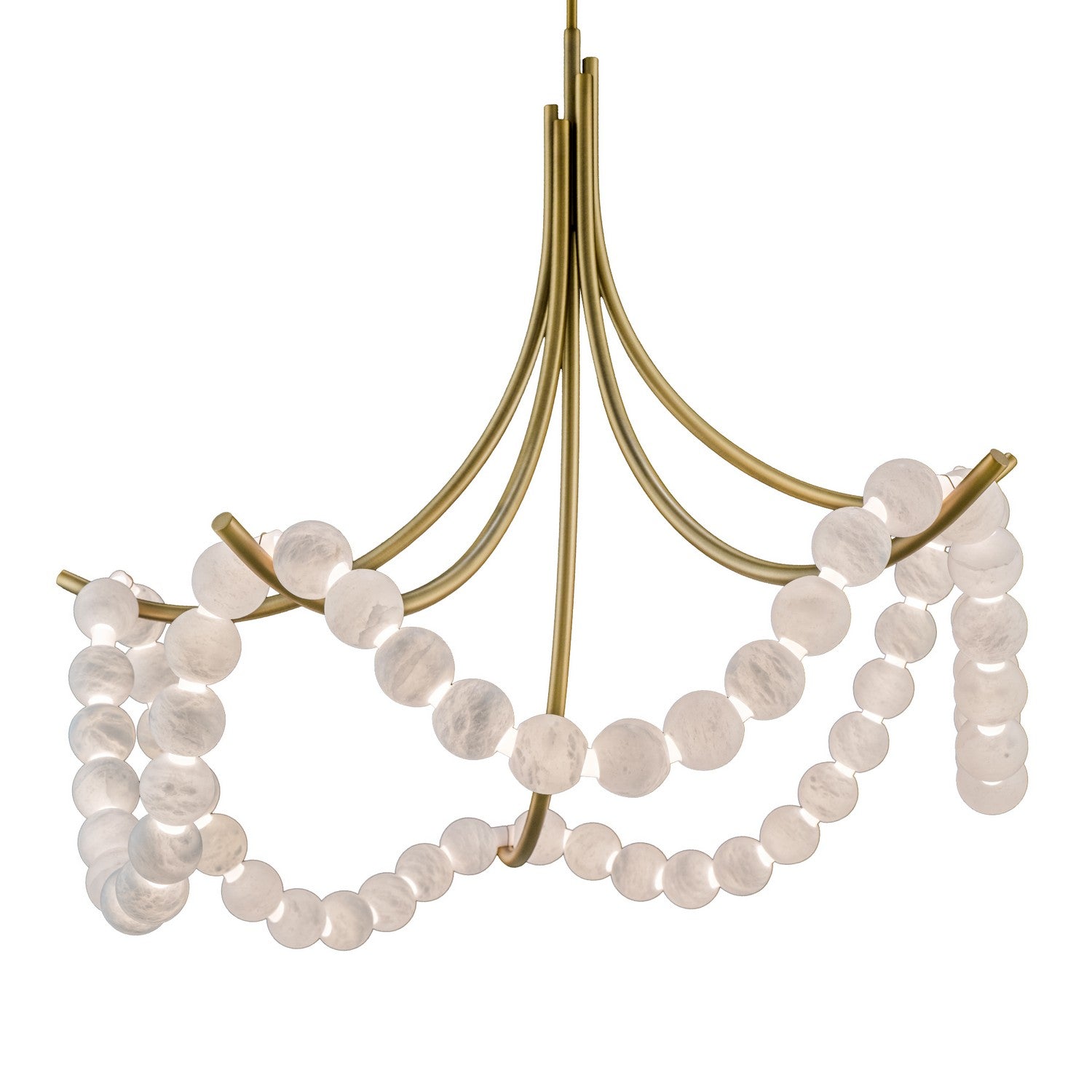 Modern Forms - PD-50446-AB - LED Pendant Chandelier - Parel - Aged Brass