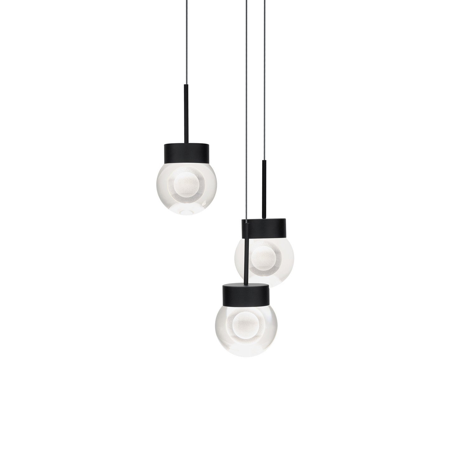 Modern Forms - PD-82003R-BK - LED Pendant - Double Bubble - Black