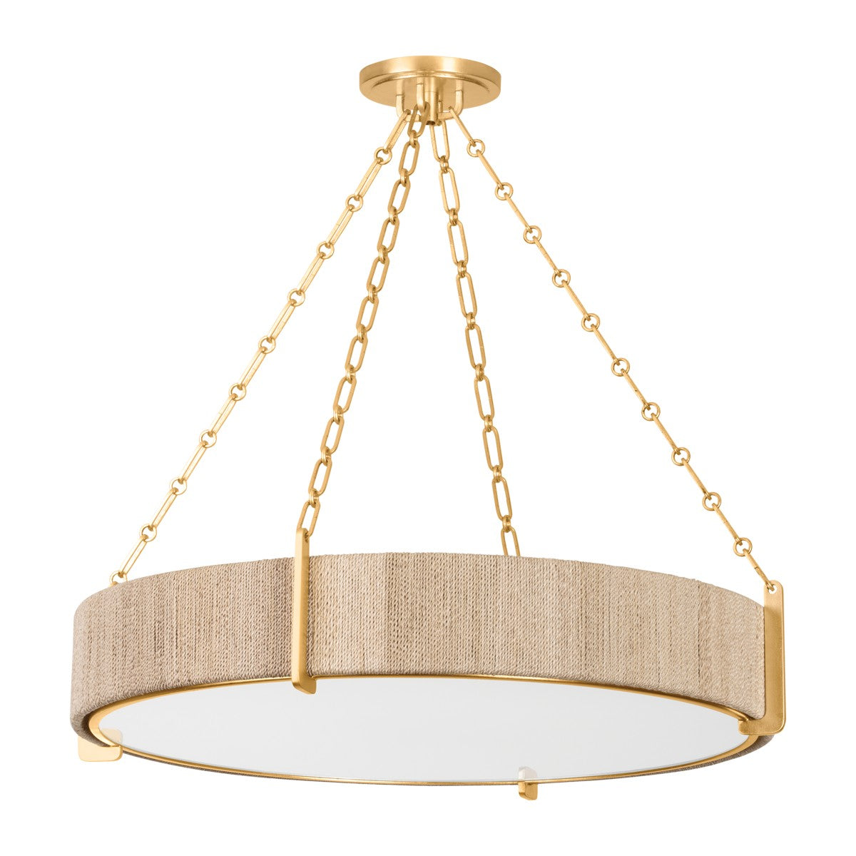 Hudson Valley - 1636-GL - Six Light Chandelier - Quebec - Gold Leaf