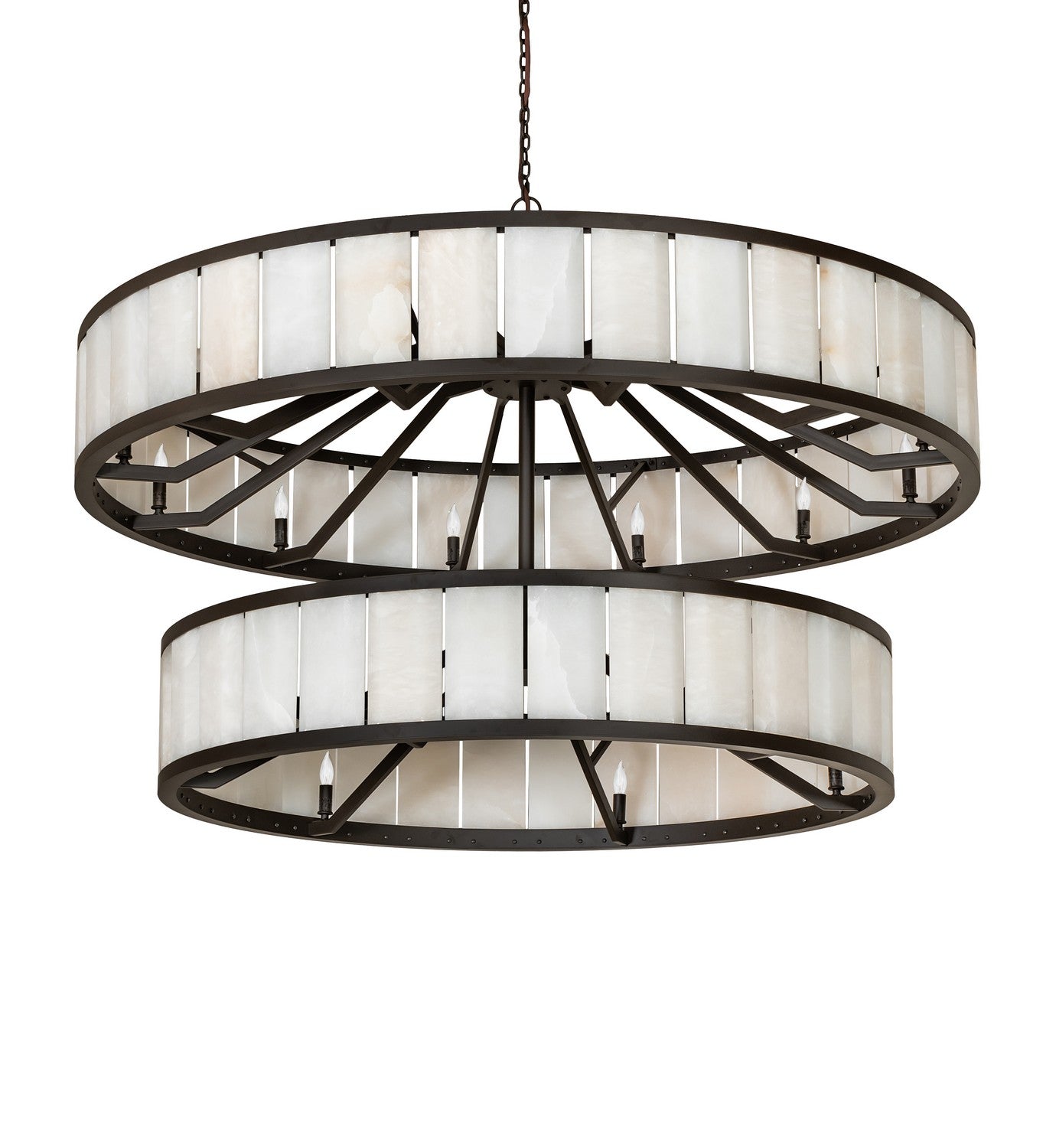 Meyda Tiffany - 265762 - 18 Light Chandelier - Hokaiseki - Oil Rubbed Bronze