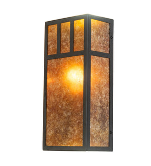 Meyda Tiffany - 270260 - Three Light Wall Sconce - Hyde Park - Oil Rubbed Bronze