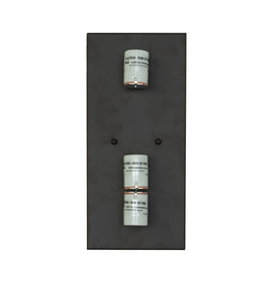 Meyda Tiffany - 270260 - Three Light Wall Sconce - Hyde Park - Oil Rubbed Bronze