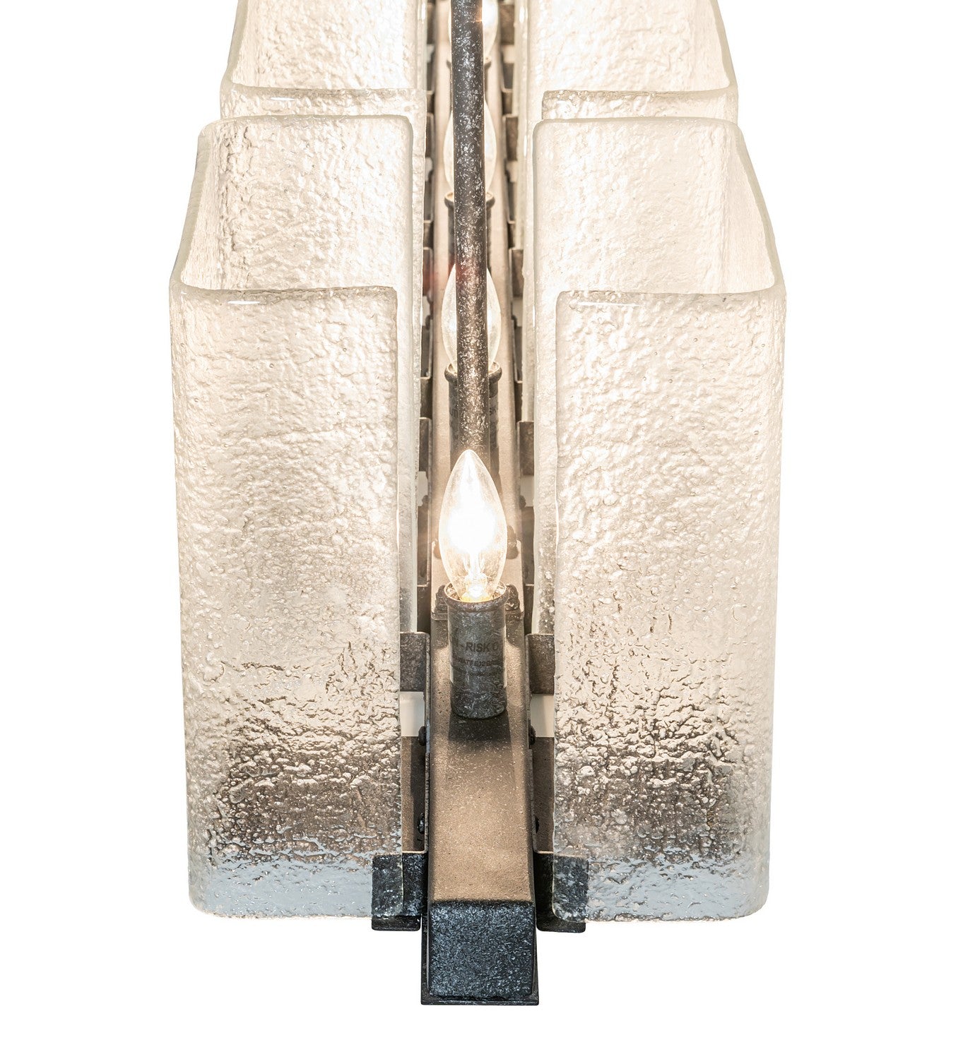 Meyda Tiffany - 270642 - Six Light Chandelier - Ice Cube - Smoke