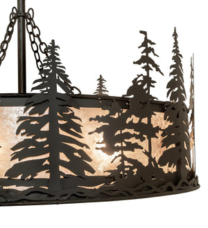 Meyda Tiffany - 270759 - Eight Light Chandel-Air - Tall Pines - Oil Rubbed Bronze