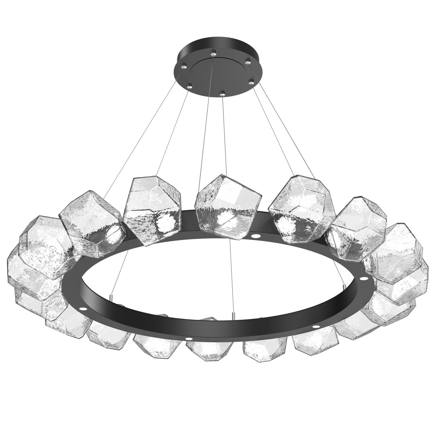 Hammerton Studio - CHB0039-48-MB-C-CA1-L1 - LED Chandelier - Gem - Matte Black