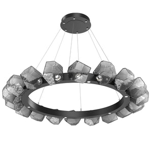 Hammerton Studio - CHB0039-48-MB-S-CA1-L1 - LED Chandelier - Gem - Matte Black