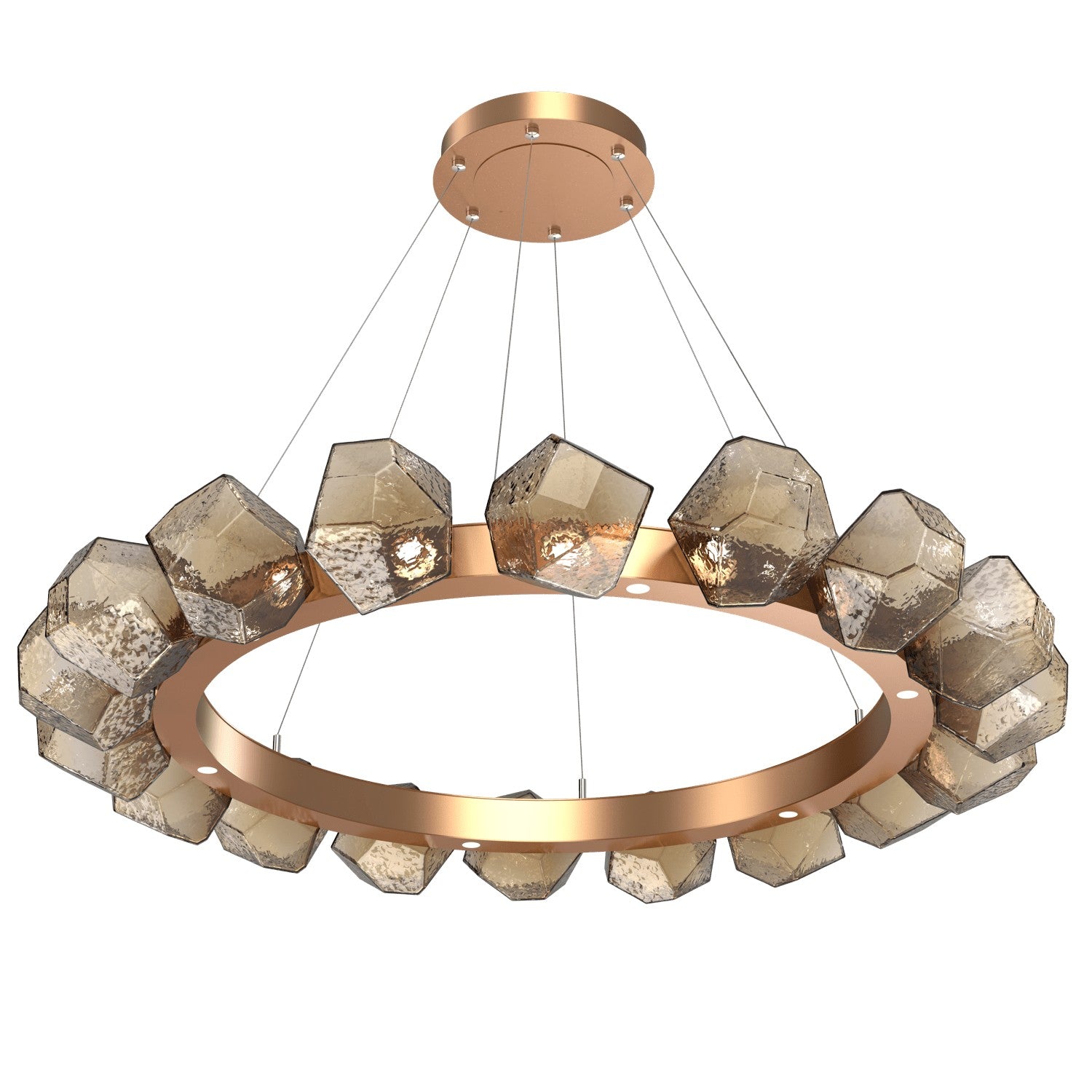 Hammerton Studio - CHB0039-48-NB-B-CA1-L1 - LED Lantern - Gem - Novel Brass