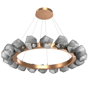 Hammerton Studio - CHB0039-48-NB-S-CA1-L3 - LED Lantern - Gem - Novel Brass
