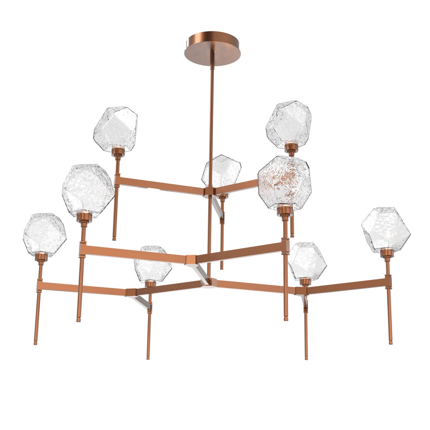 Hammerton Studio - CHB0039-55-BB-C-001-L1 - LED Chandelier - Gem - Burnished Bronze