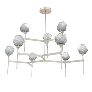 Hammerton Studio - CHB0039-55-BS-S-001-L1 - LED Chandelier - Gem - Beige Silver