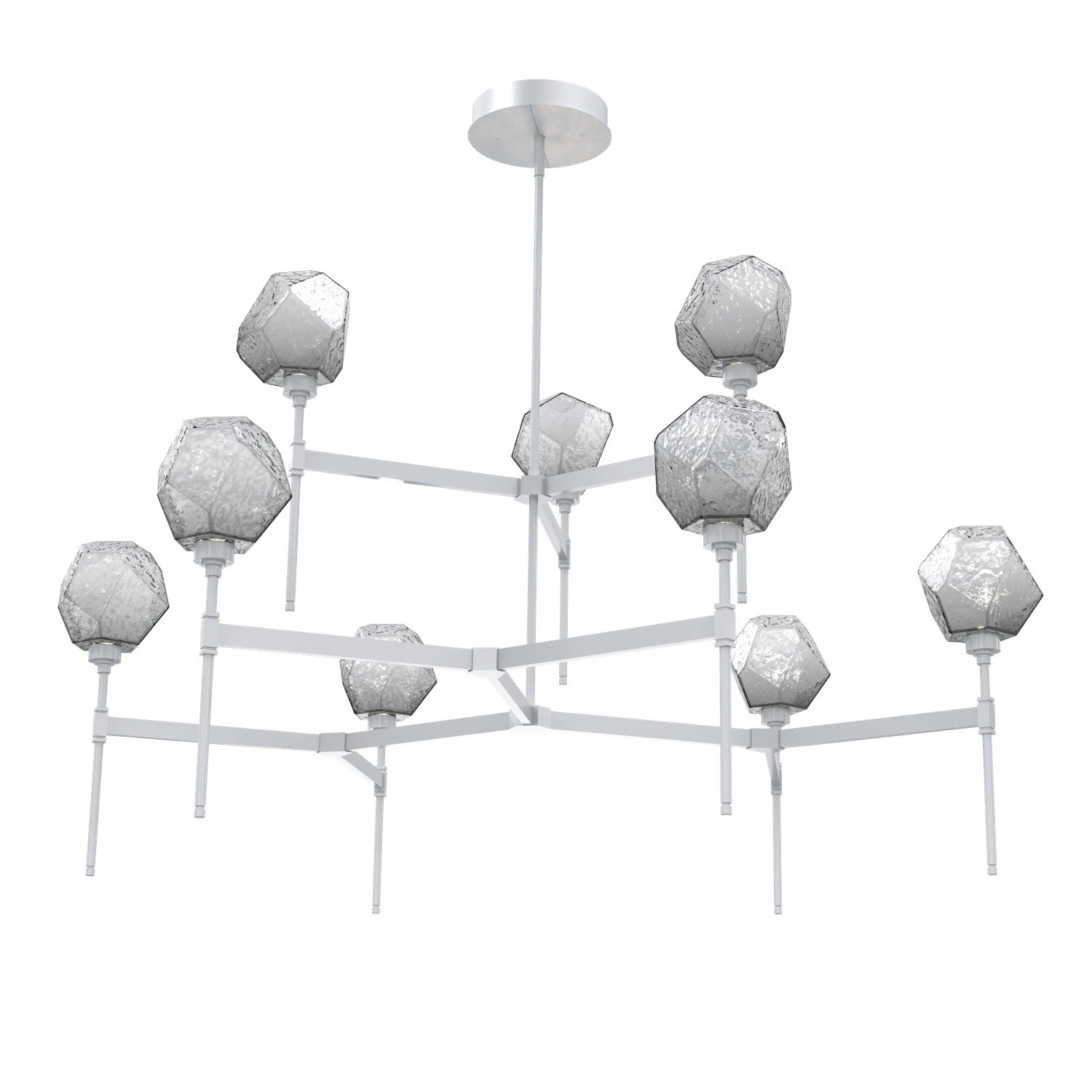 Hammerton Studio - CHB0039-55-CS-S-001-L1 - LED Chandelier - Gem - Classic Silver