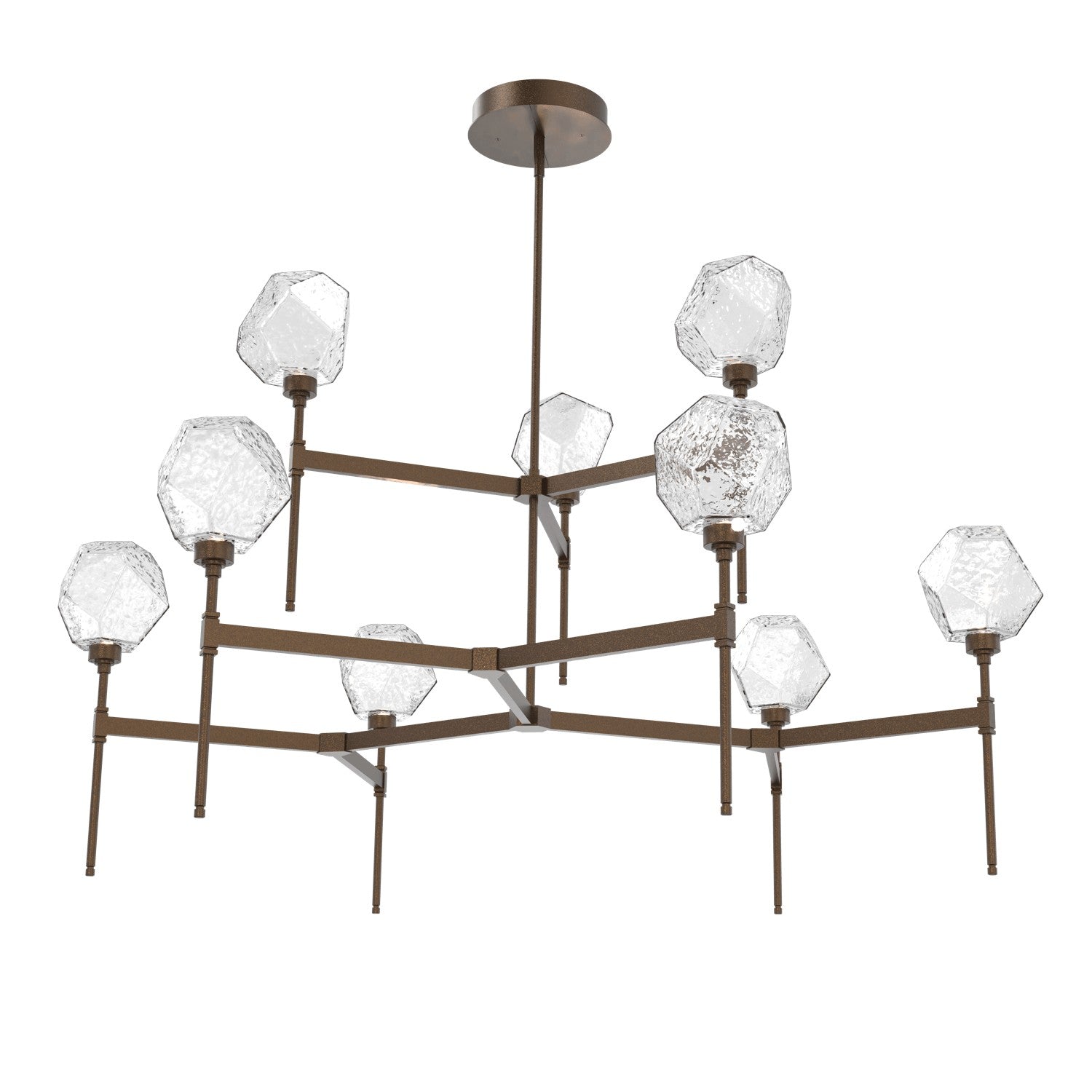 Hammerton Studio - CHB0039-55-FB-C-001-L1 - LED Chandelier - Gem - Flat Bronze