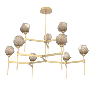 Hammerton Studio - CHB0039-55-GB-B-001-L1 - LED Chandelier - Gem - Gilded Brass