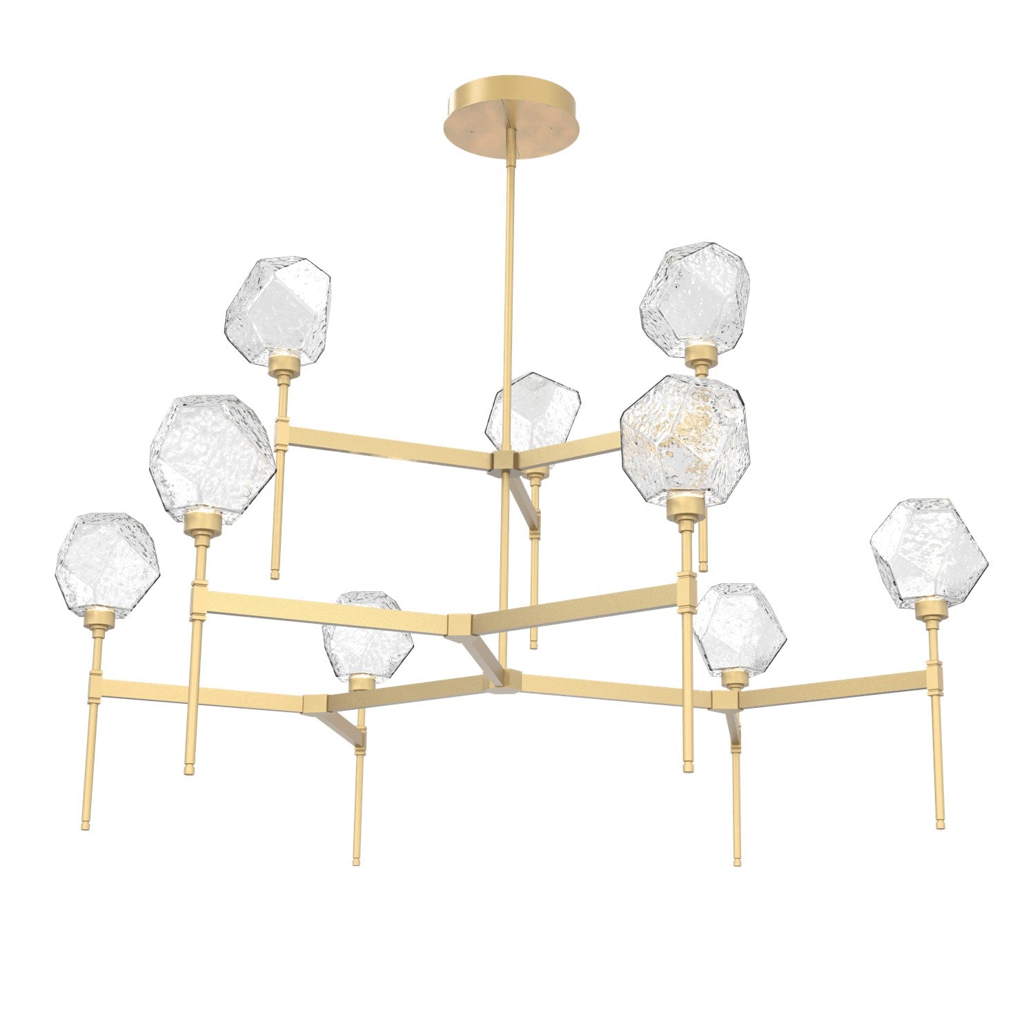 Hammerton Studio - CHB0039-55-GB-C-001-L1 - LED Chandelier - Gem - Gilded Brass