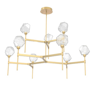 Hammerton Studio - CHB0039-55-GB-C-001-L3 - LED Chandelier - Gem - Gilded Brass