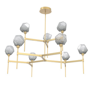 Hammerton Studio - CHB0039-55-GB-S-001-L1 - LED Chandelier - Gem - Gilded Brass