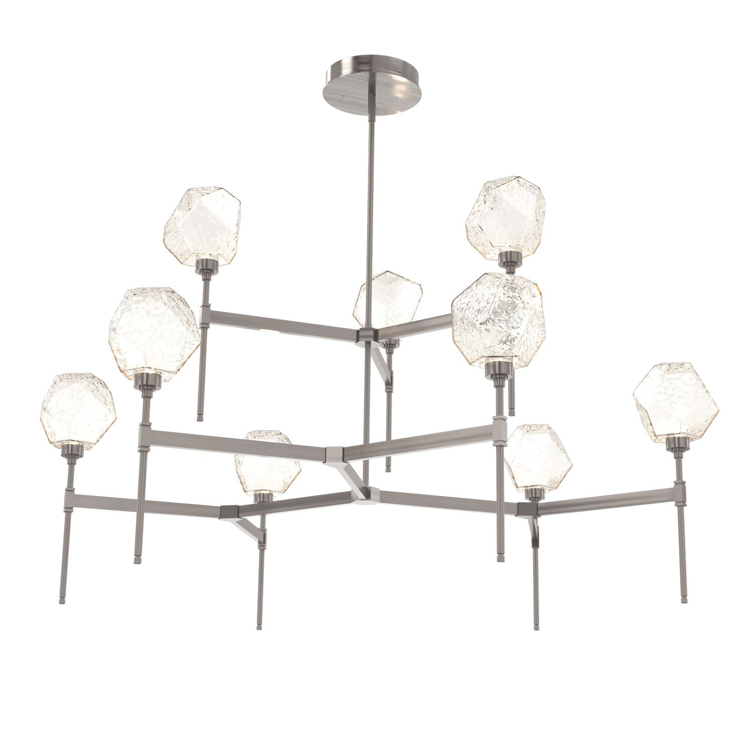 Hammerton Studio - CHB0039-55-GM-A-001-L3 - LED Chandelier - Gem - Gunmetal