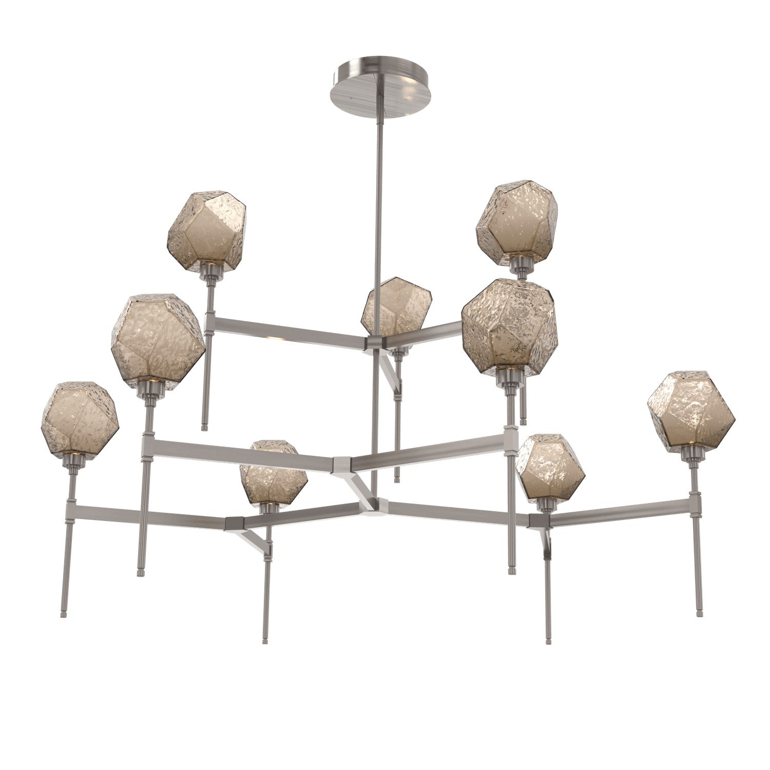 Hammerton Studio - CHB0039-55-GM-B-001-L1 - LED Chandelier - Gem - Gunmetal