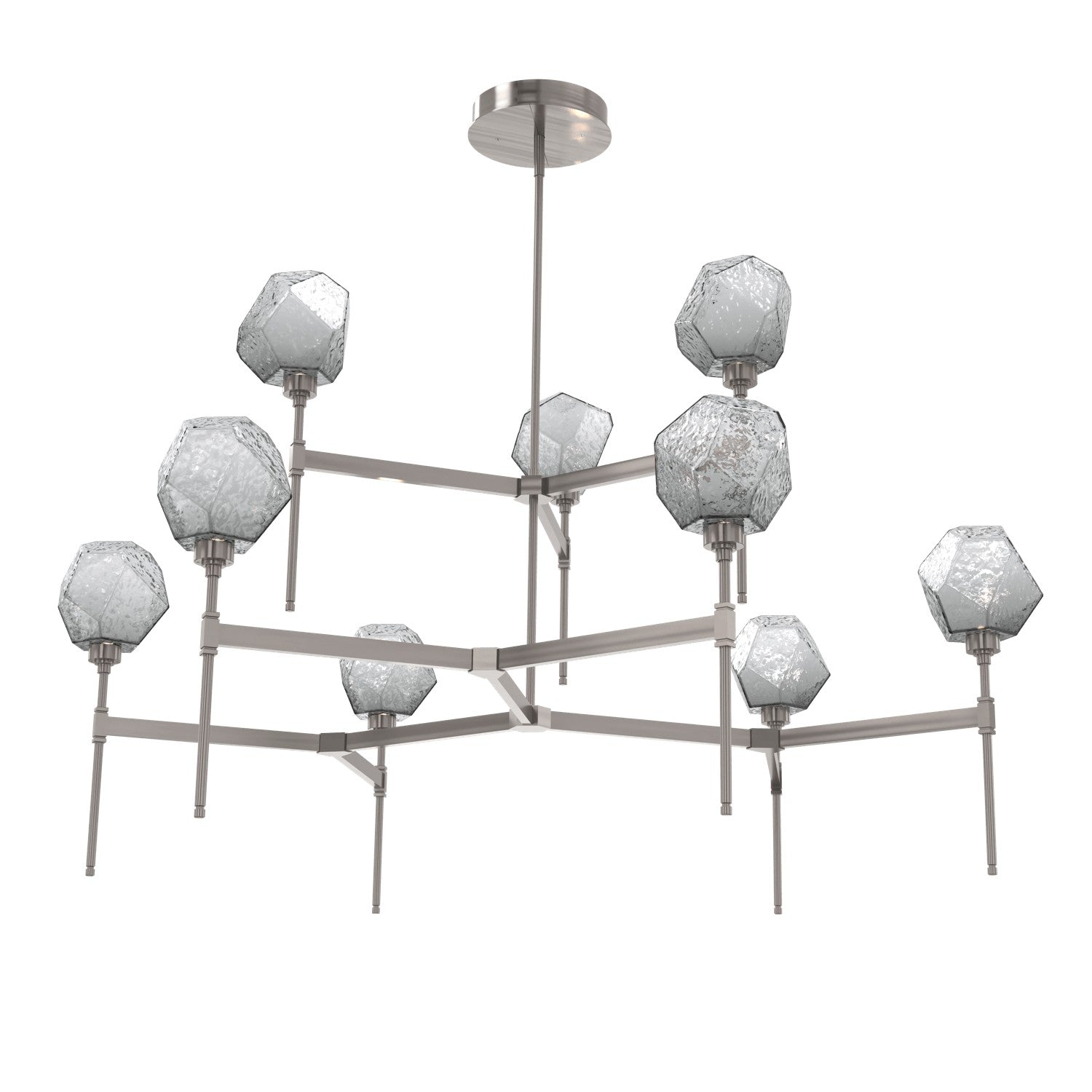 Hammerton Studio - CHB0039-55-GM-S-001-L3 - LED Chandelier - Gem - Gunmetal