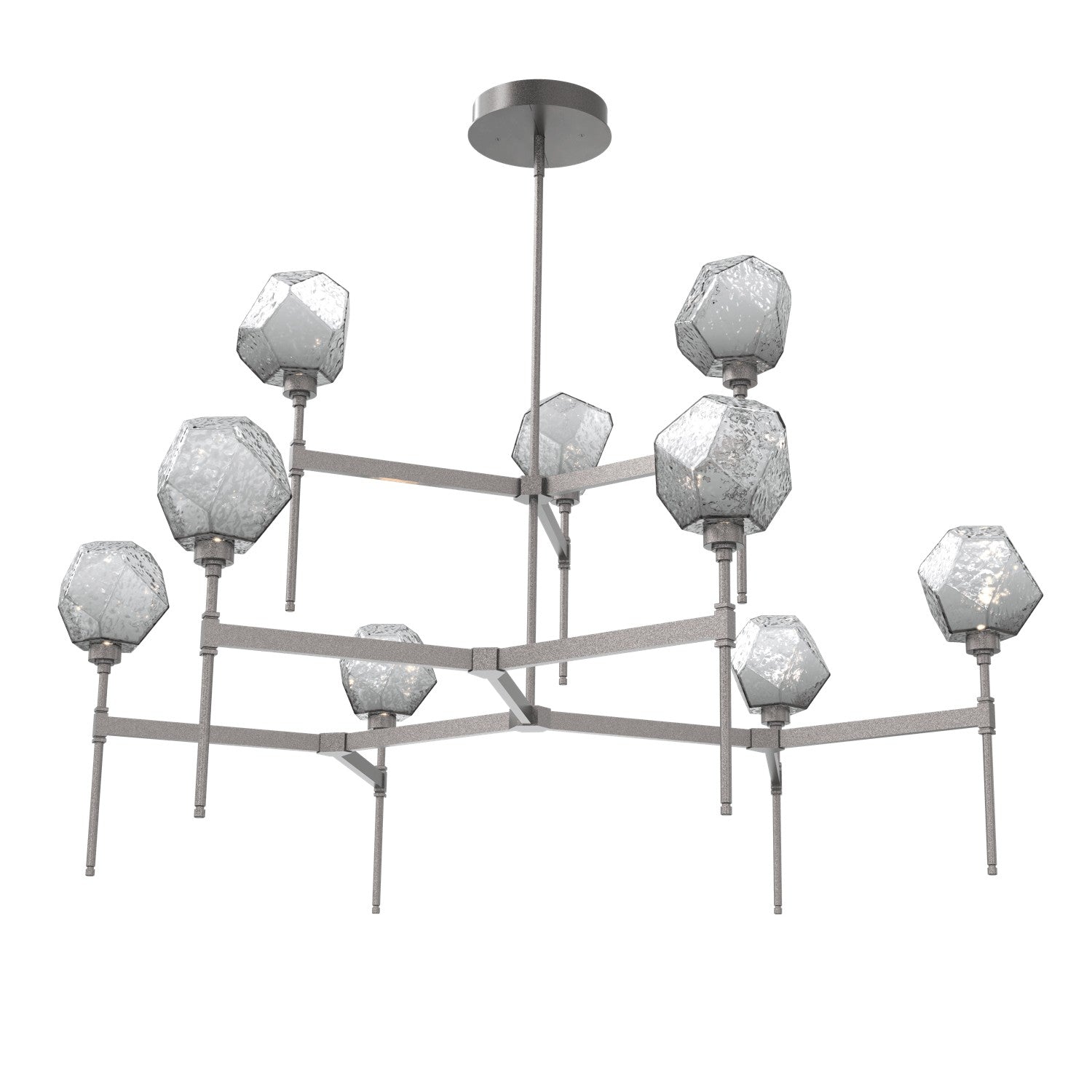 Hammerton Studio - CHB0039-55-GP-S-001-L3 - LED Chandelier - Gem - Graphite