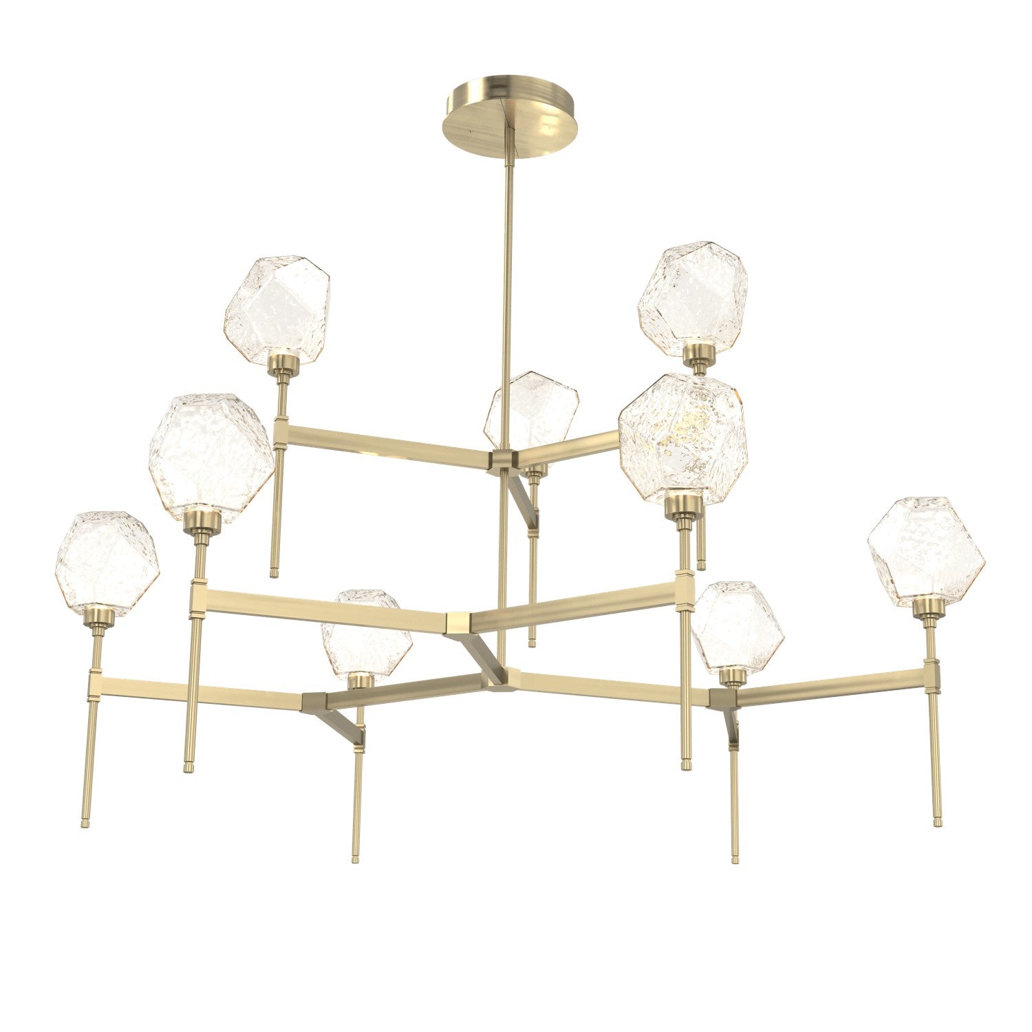 Hammerton Studio - CHB0039-55-HB-A-001-L1 - LED Chandelier - Gem - Heritage Brass