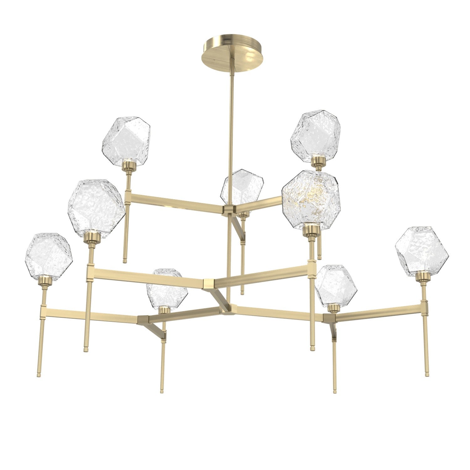 Hammerton Studio - CHB0039-55-HB-C-001-L1 - LED Chandelier - Gem - Heritage Brass