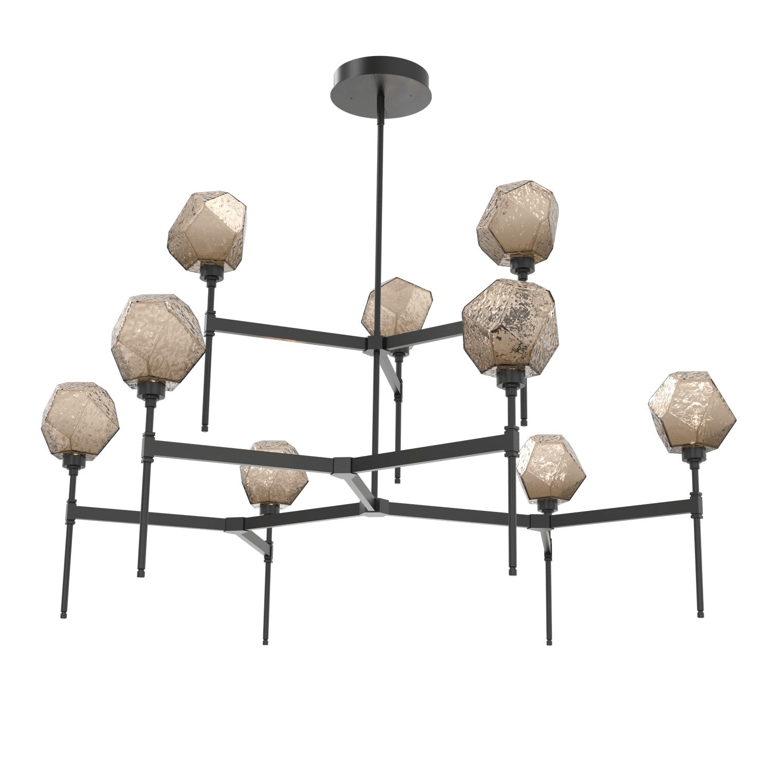 Hammerton Studio - CHB0039-55-MB-B-001-L1 - LED Chandelier - Gem - Matte Black