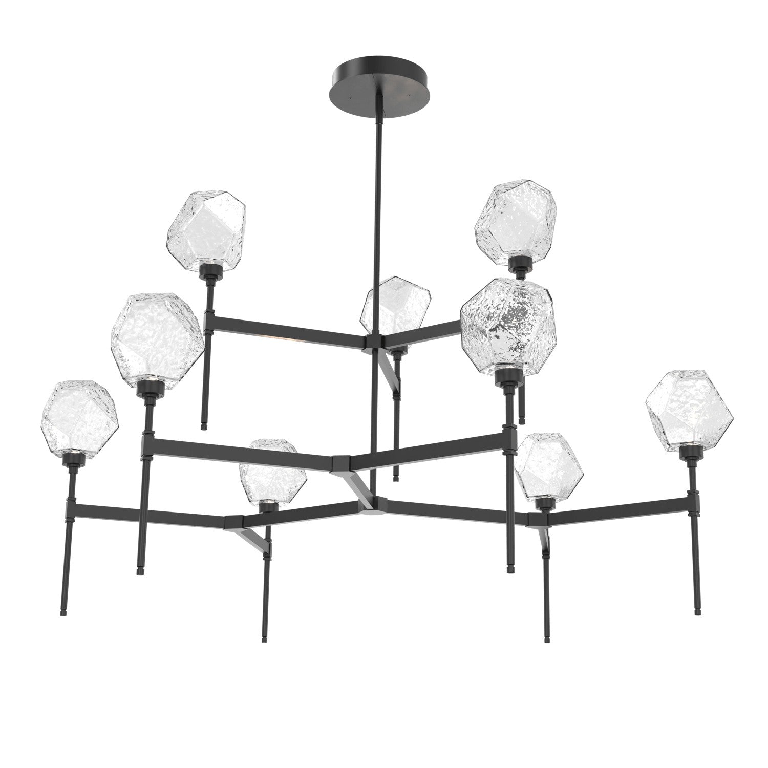 Hammerton Studio - CHB0039-55-MB-C-001-L1 - LED Chandelier - Gem - Matte Black