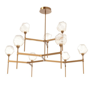 Hammerton Studio - CHB0039-55-NB-A-001-L1 - LED Chandelier - Gem - Novel Brass