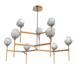 Hammerton Studio - CHB0039-55-NB-S-001-L1 - LED Chandelier - Gem - Novel Brass