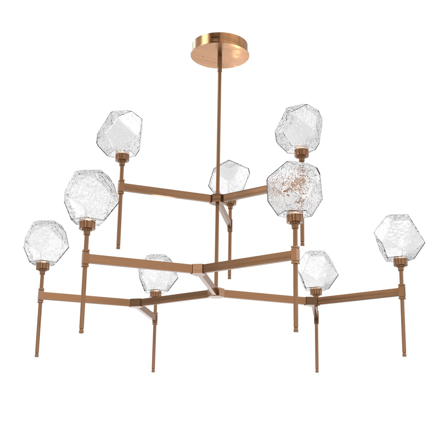 Hammerton Studio - CHB0039-55-RB-C-001-L1 - LED Chandelier - Gem - Oil Rubbed Bronze