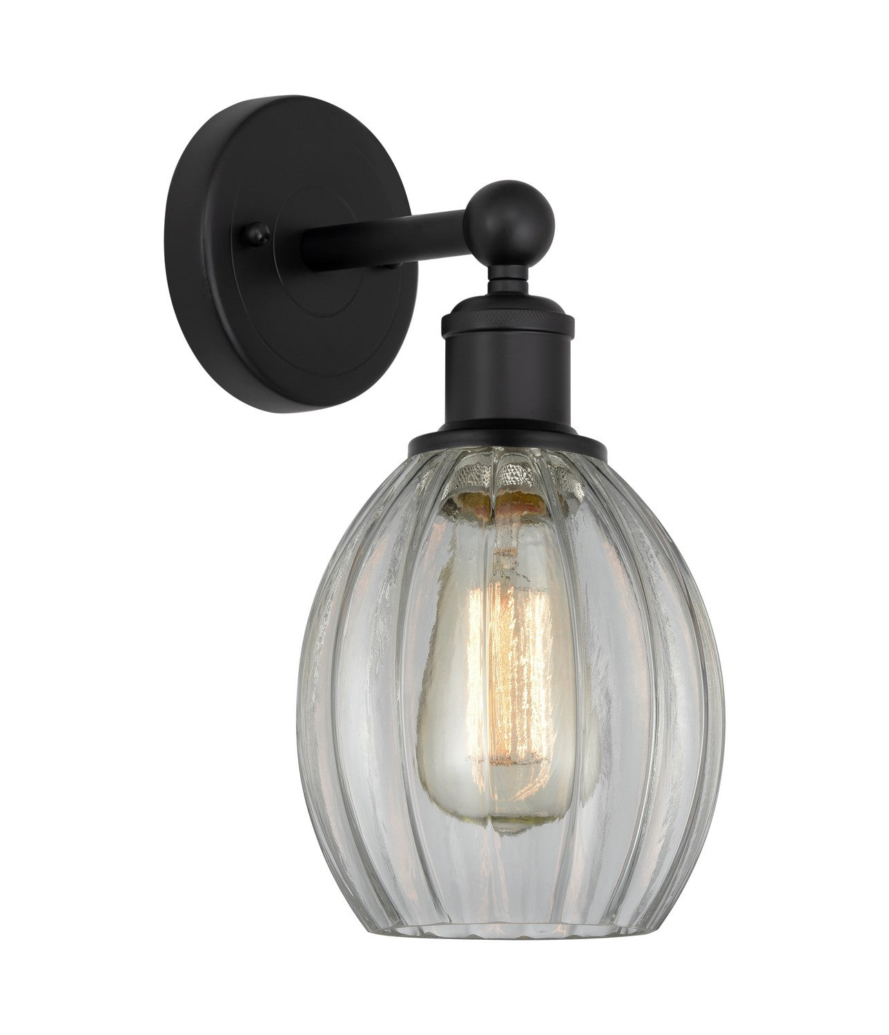 Innovations - 616-1W-BK-G82 - One Light Wall Sconce - Edison - Matte Black