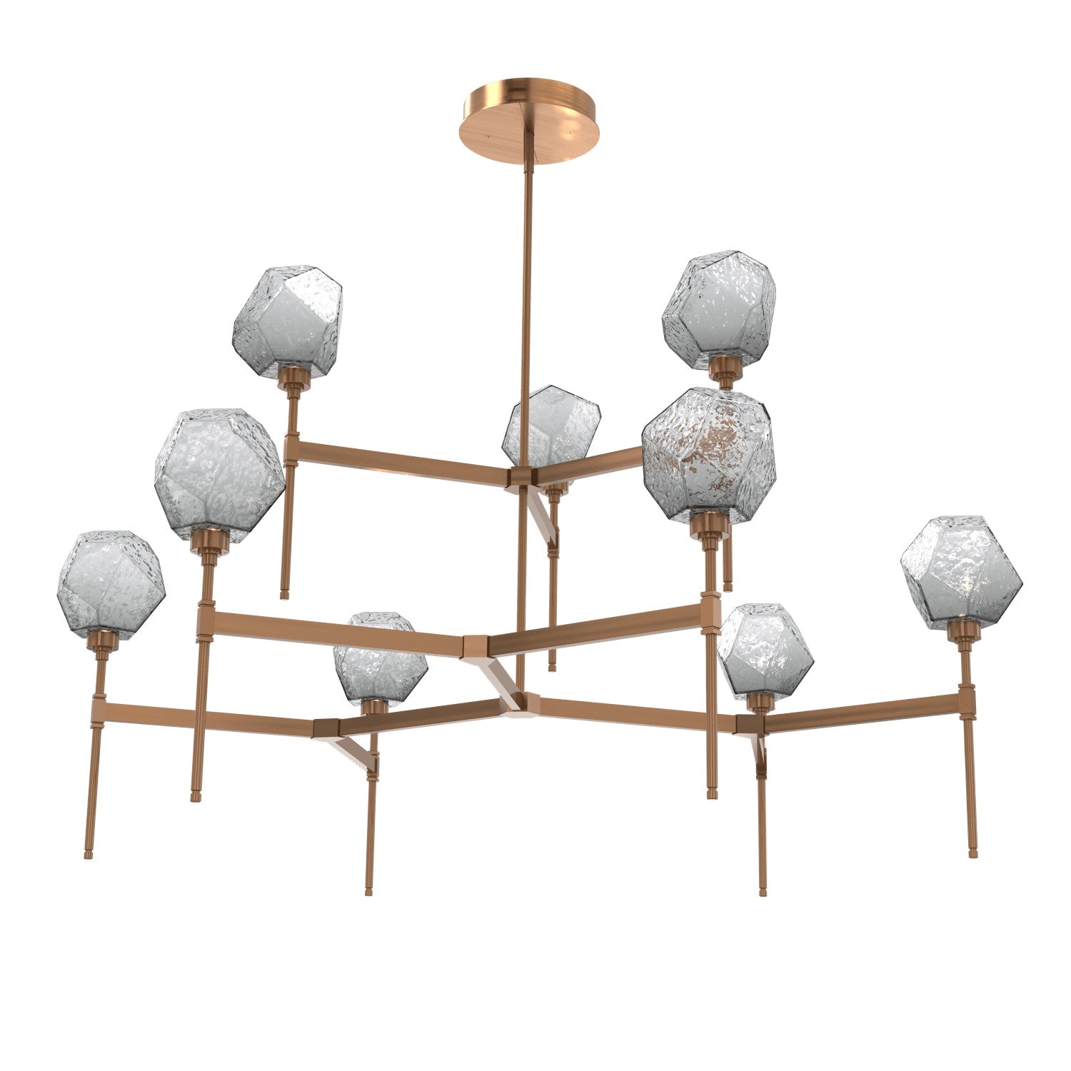 Hammerton Studio - CHB0039-55-RB-S-001-L3 - LED Chandelier - Gem - Oil Rubbed Bronze