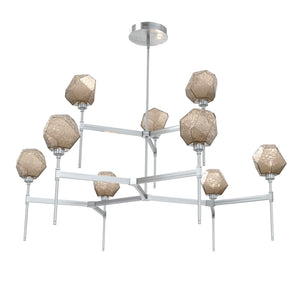 Hammerton Studio - CHB0039-55-SN-B-001-L1 - LED Chandelier - Gem - Satin Nickel