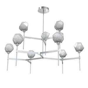 Hammerton Studio - CHB0039-55-SN-S-001-L3 - LED Chandelier - Gem - Satin Nickel