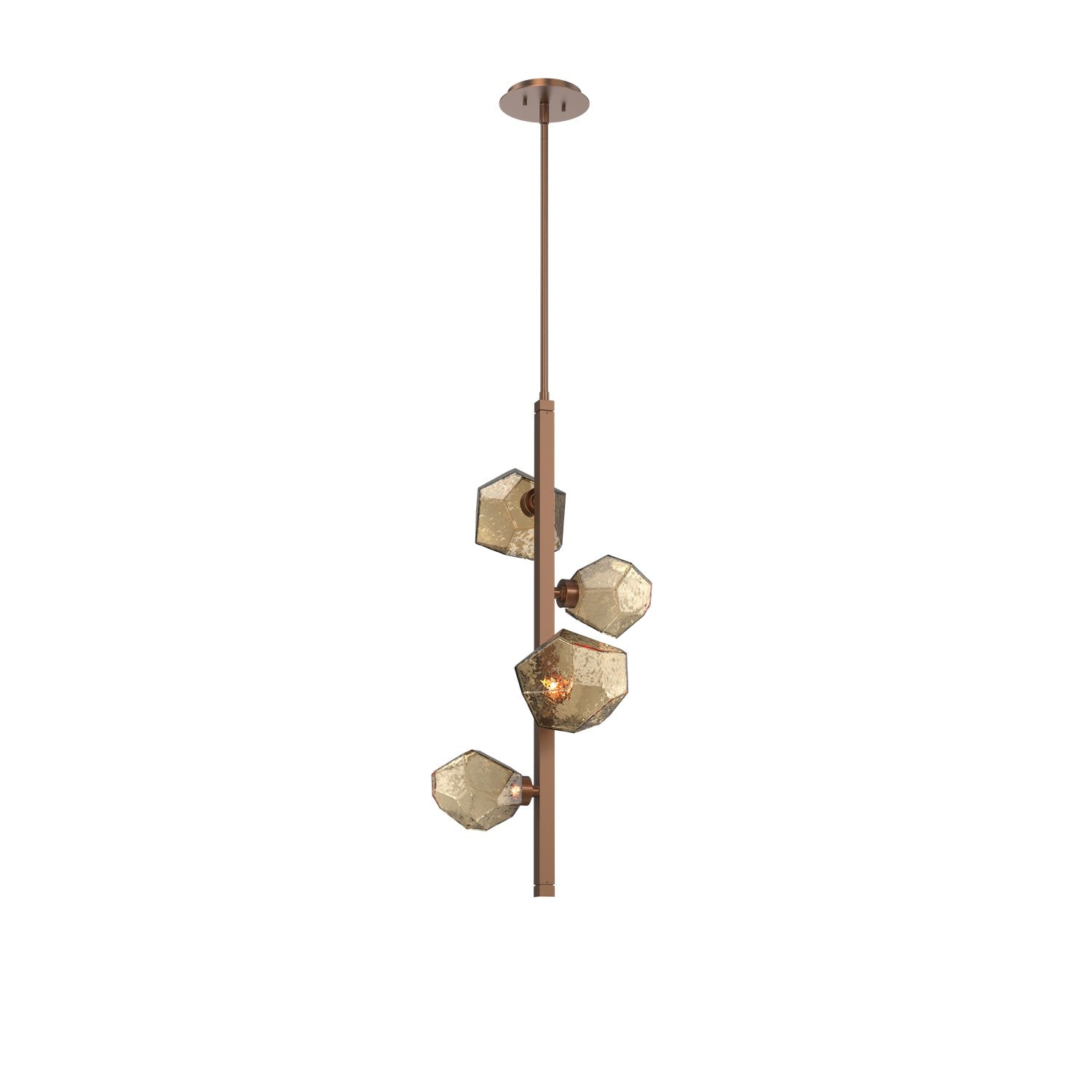 Hammerton Studio - CHB0039-T4-BB-B-001-L1 - LED Lantern - Gem - Burnished Bronze