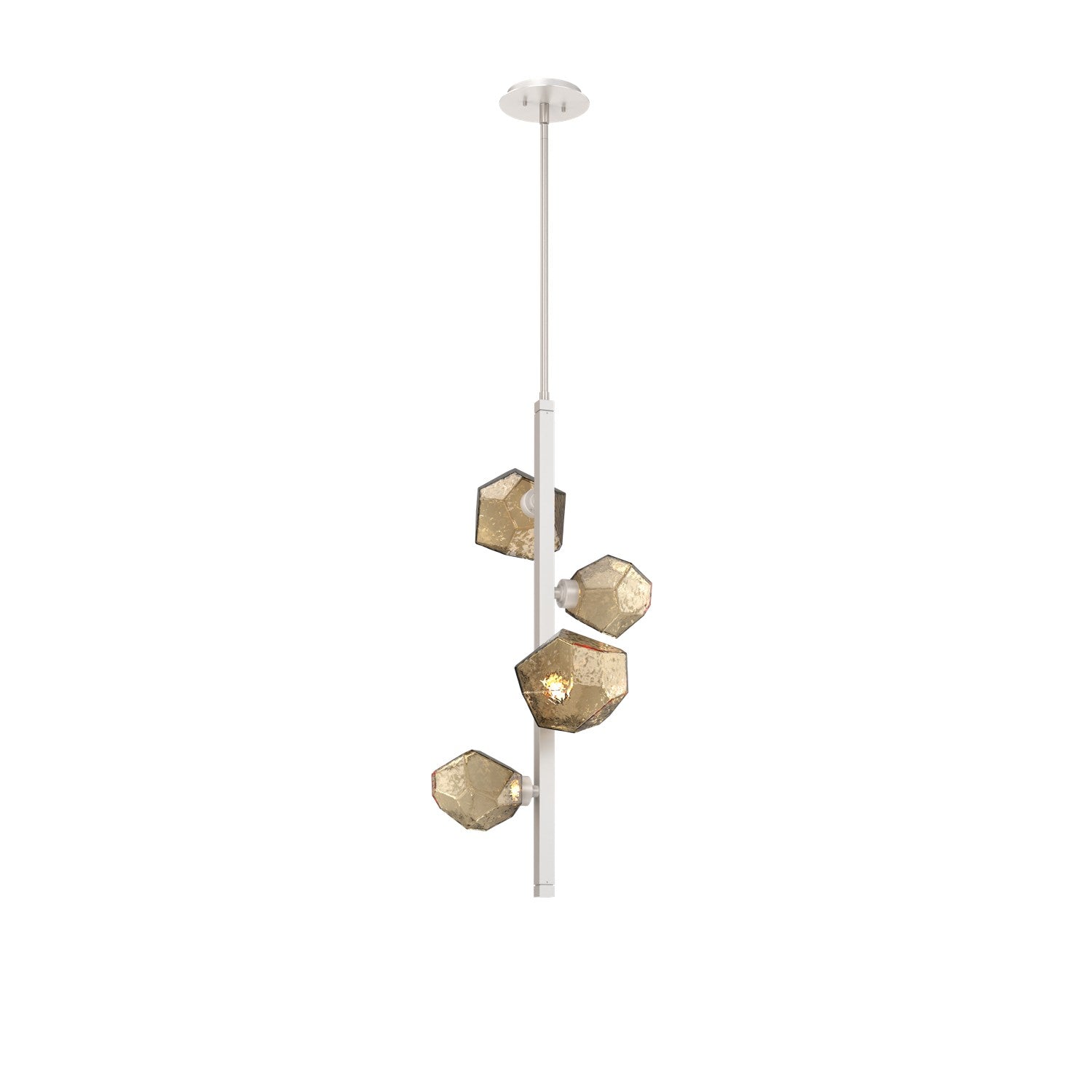 Hammerton Studio - CHB0039-T4-BS-B-001-L1 - LED Lantern - Gem - Beige Silver