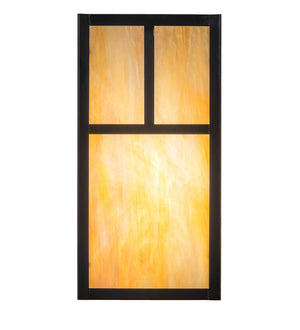 Meyda Tiffany - 267165 - One Light Wall Sconce - Hyde Park - Craftsman Brown