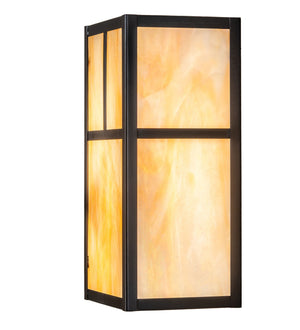 Meyda Tiffany - 267165 - One Light Wall Sconce - Hyde Park - Craftsman Brown