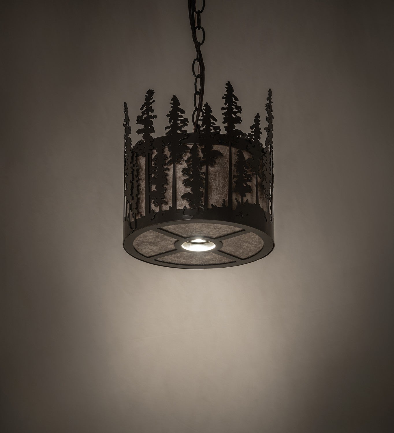 Meyda Tiffany - 270346 - Three Light Pendant - Tall Pines - Timeless Bronze