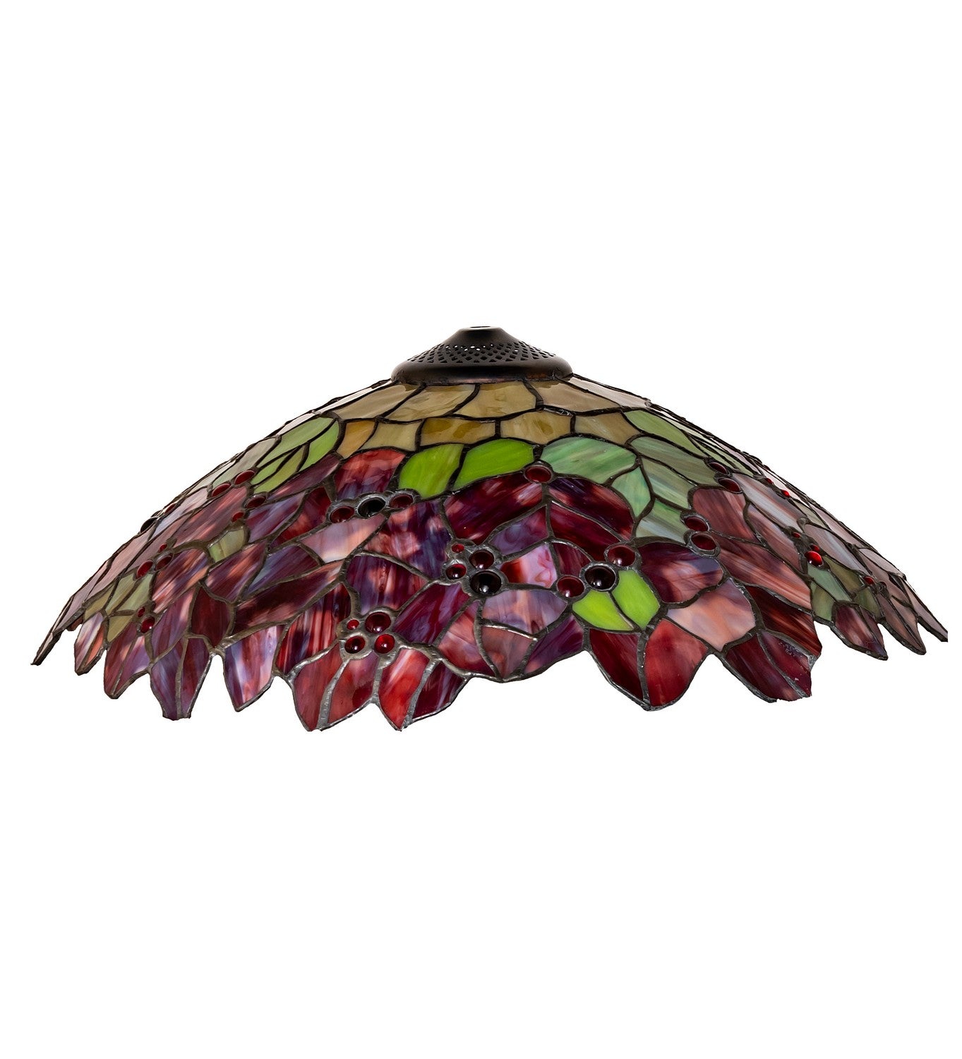 Meyda Tiffany - 99487 - Shade - Poinsettia - Mahogany Bronze