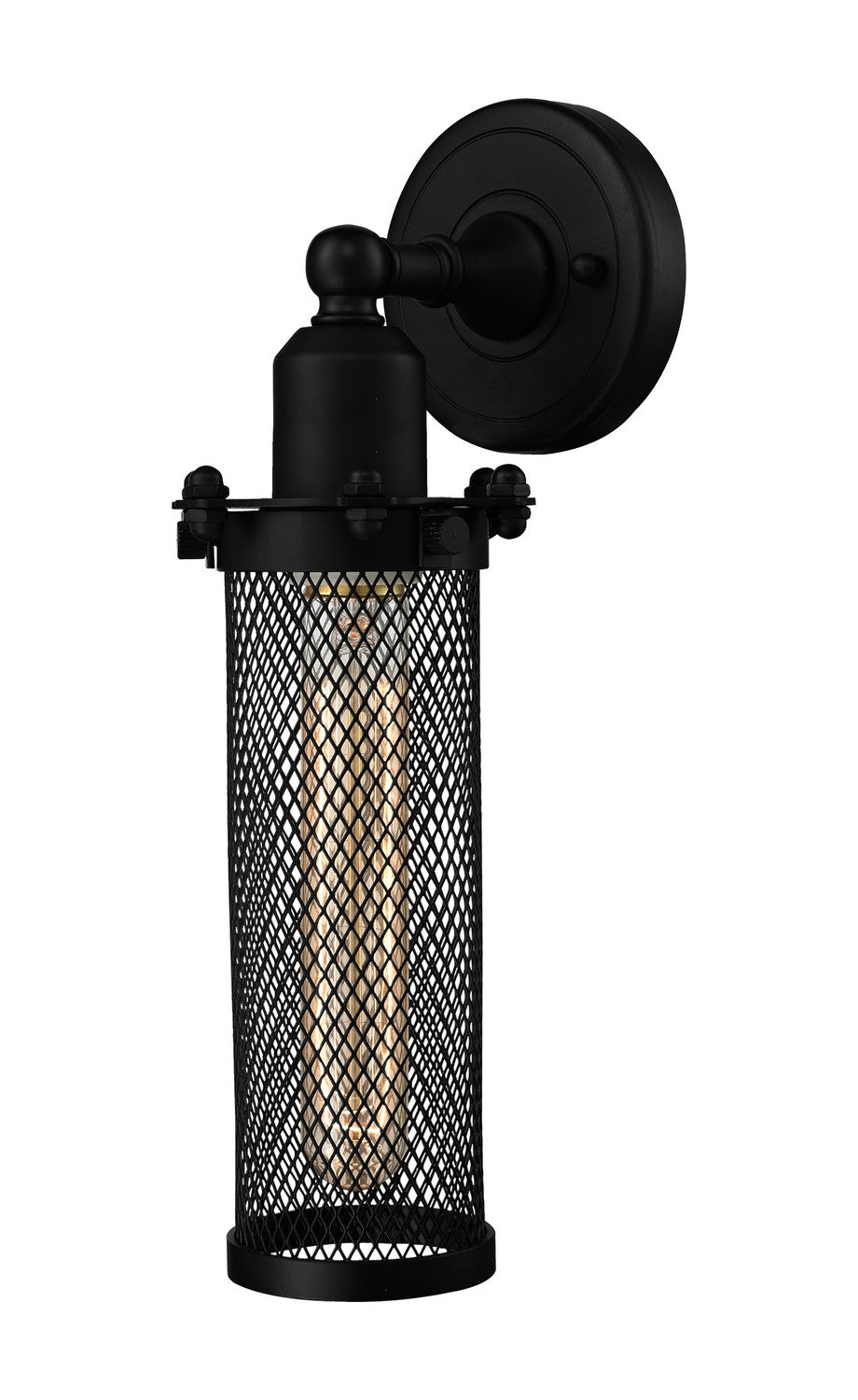 Innovations - 900-1W-BK-CE216-BK - LED Wall Sconce - Austere - Matte Black