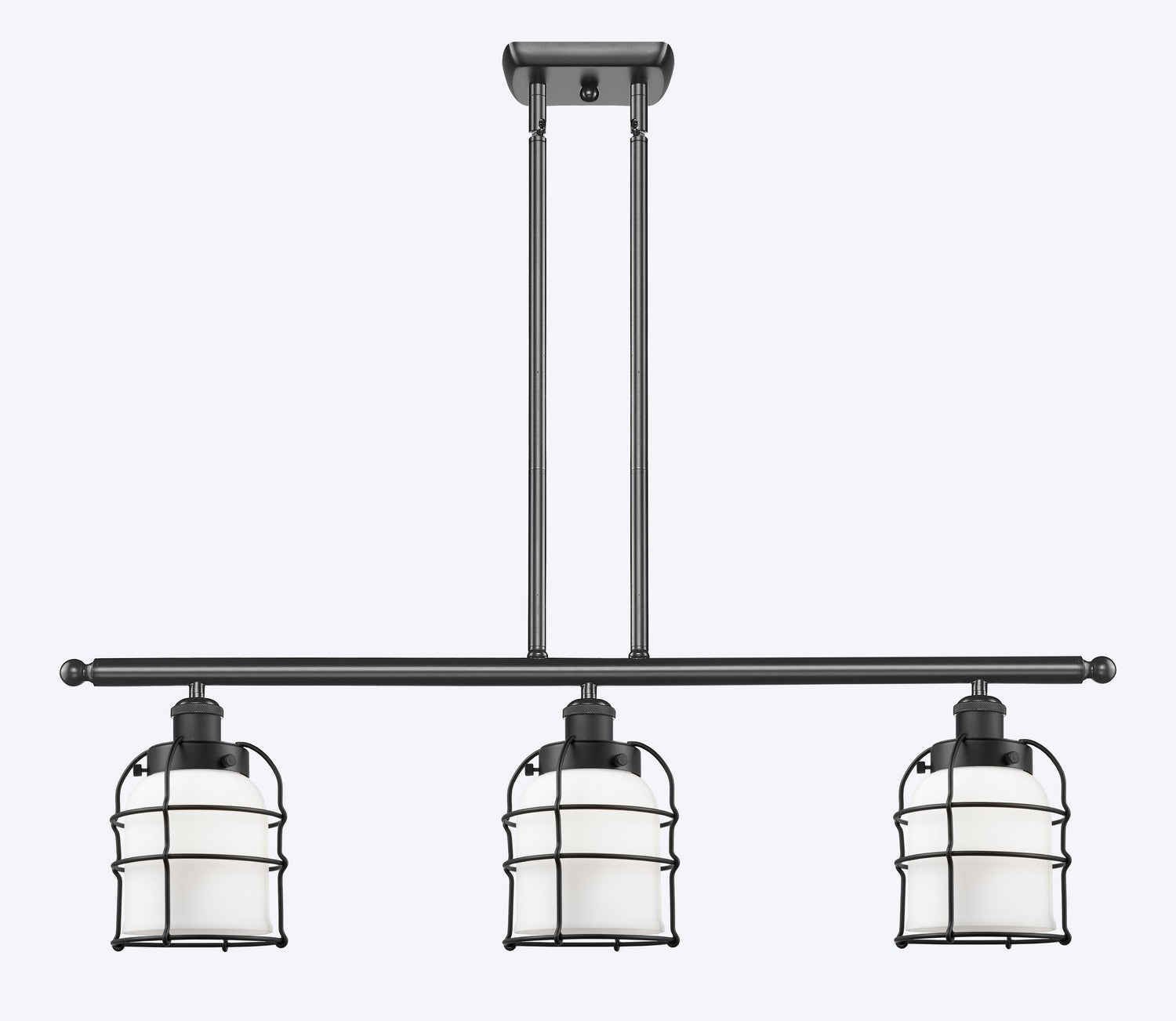 Innovations - 916-3I-BK-G51-CE - LED Island Pendant - Ballston Urban - Matte Black