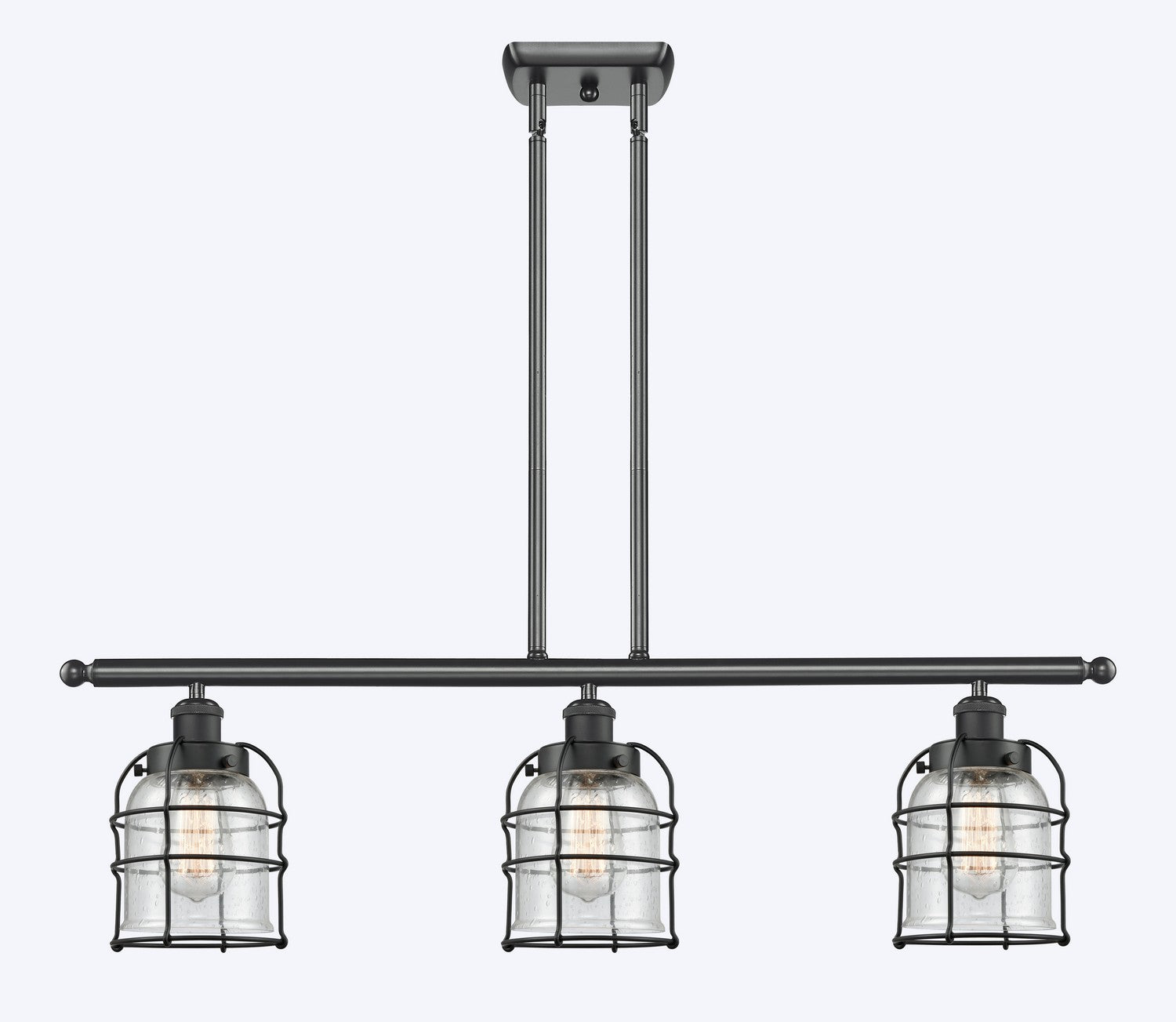 Innovations - 916-3I-BK-G54-CE - LED Island Pendant - Ballston Urban - Matte Black