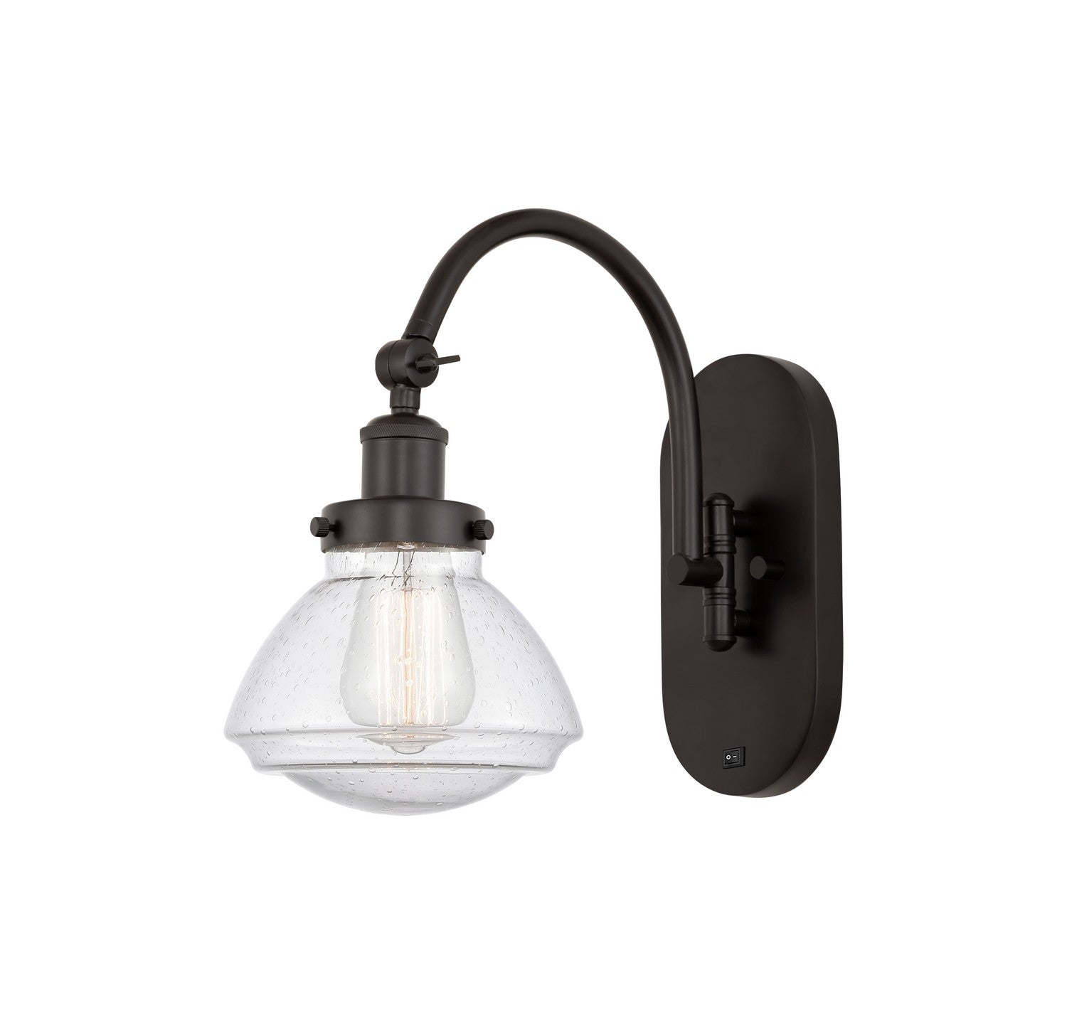 Innovations - 918-1W-OB-G324 - One Light Wall Sconce - Franklin Restoration - Oil Rubbed Bronze