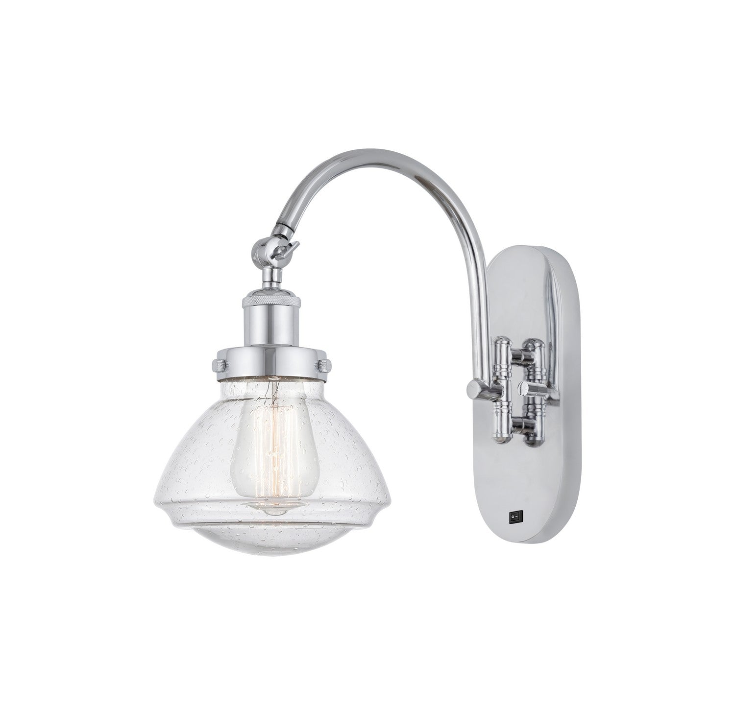 Innovations - 918-1W-PC-G324 - One Light Wall Sconce - Franklin Restoration - Polished Chrome