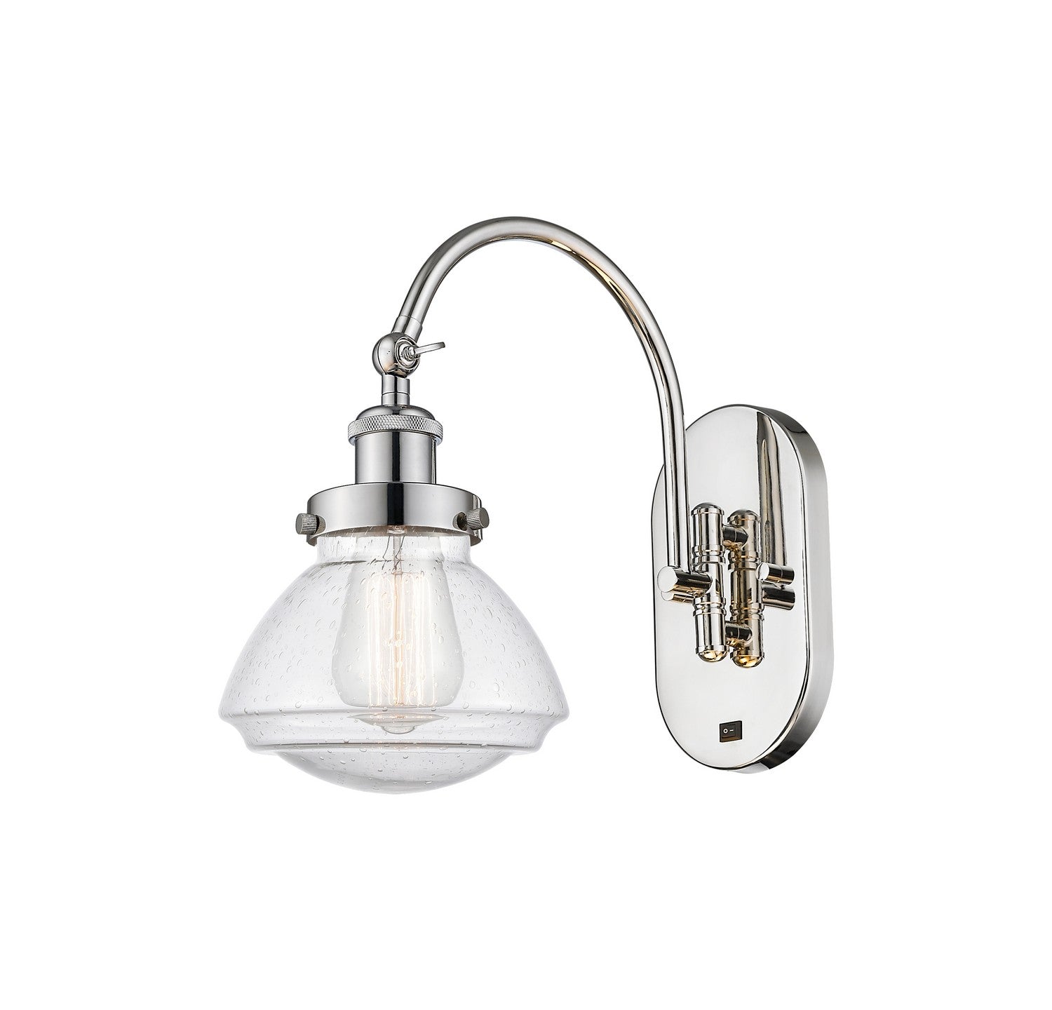 Innovations - 918-1W-PN-G324 - One Light Wall Sconce - Franklin Restoration - Polished Nickel