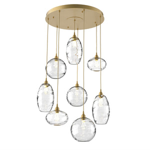 Hammerton Studio - CHB0048-08-GB-OC-C01-E2 - Eight Light Pendant - Misto - Gilded Brass