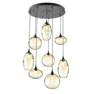 Hammerton Studio - CHB0048-08-MB-OA-C01-E2 - Eight Light Pendant - Misto - Matte Black