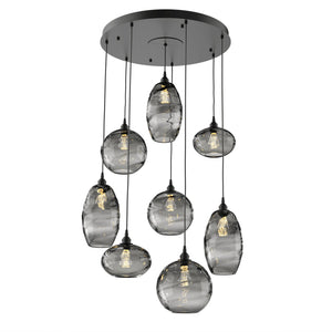 Hammerton Studio - CHB0048-08-MB-OS-C01-E2 - Eight Light Pendant - Misto - Matte Black